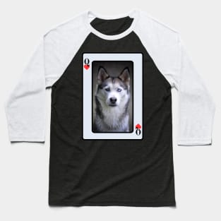 Siberian Husky Baseball T-Shirt